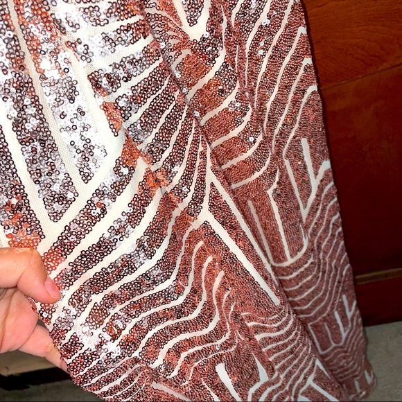 Sequin floor length dress - Picture 1 of 4